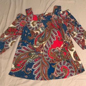 Paisley patterned shirt